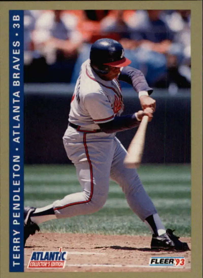 1993 Fleer Atlantic #17 Terry Pendleton NM-MT