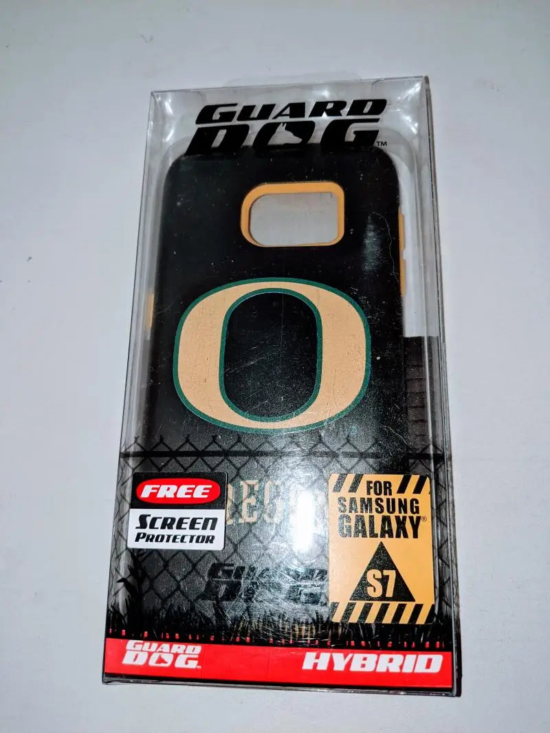 Guard Dog Hybrid Phone Case Oregon Ducks Samsung Galaxy S7 with FREE Screen Protector