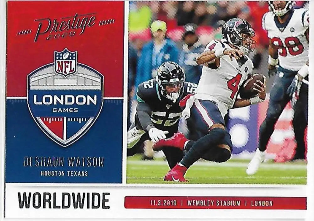 2020 Panini Prestige Worldwide #7 Deshaun Watson NM-MT