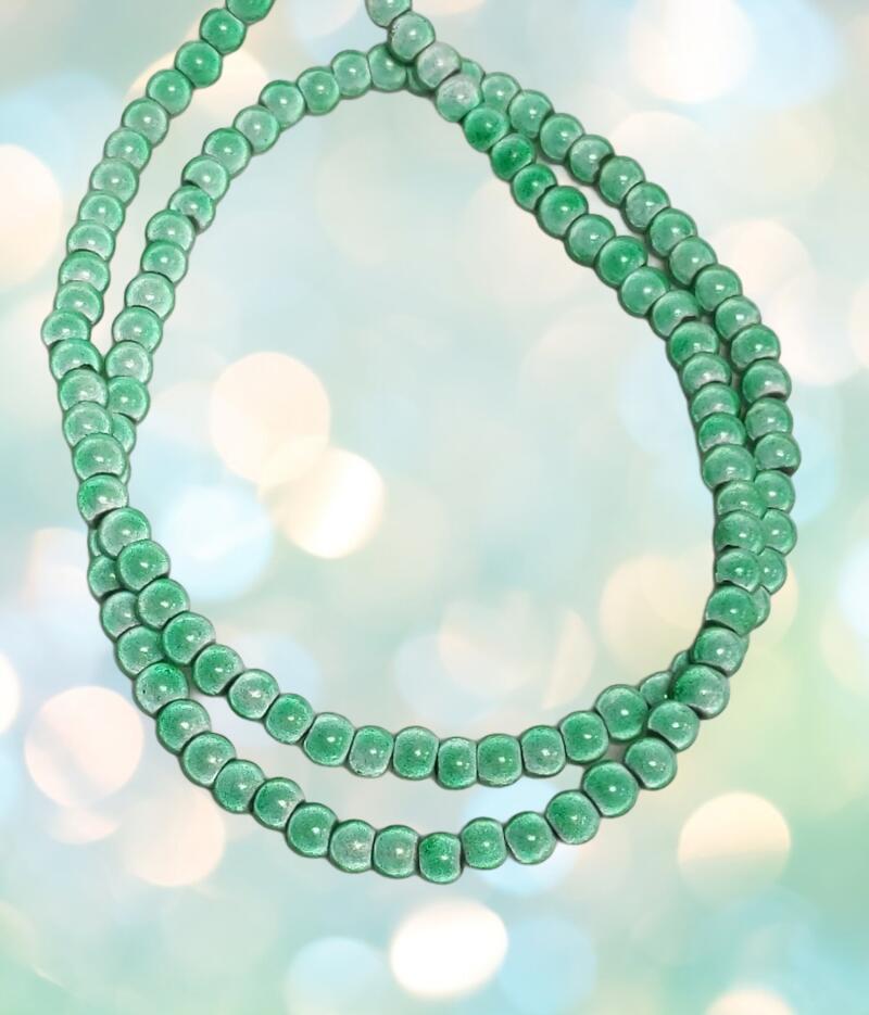 1 strand Mint Green 6mm Wonder Beads 