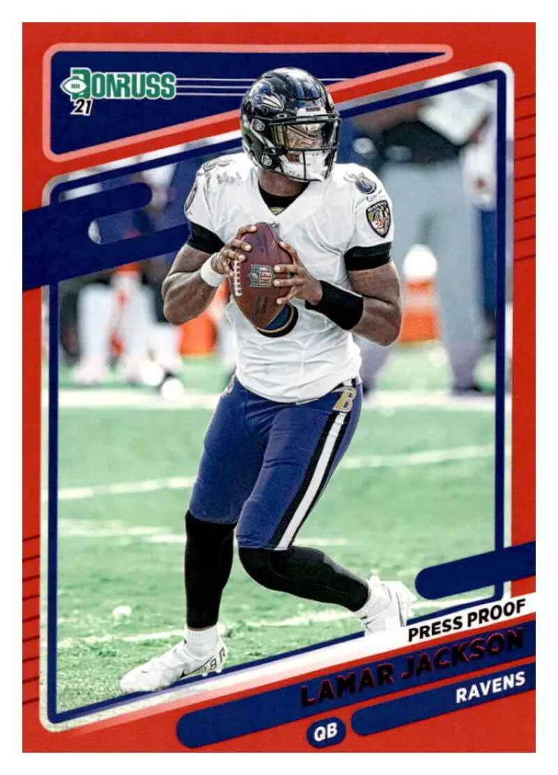 2021 Donruss Press Proof Red #239 Lamar Jackson NM-MT