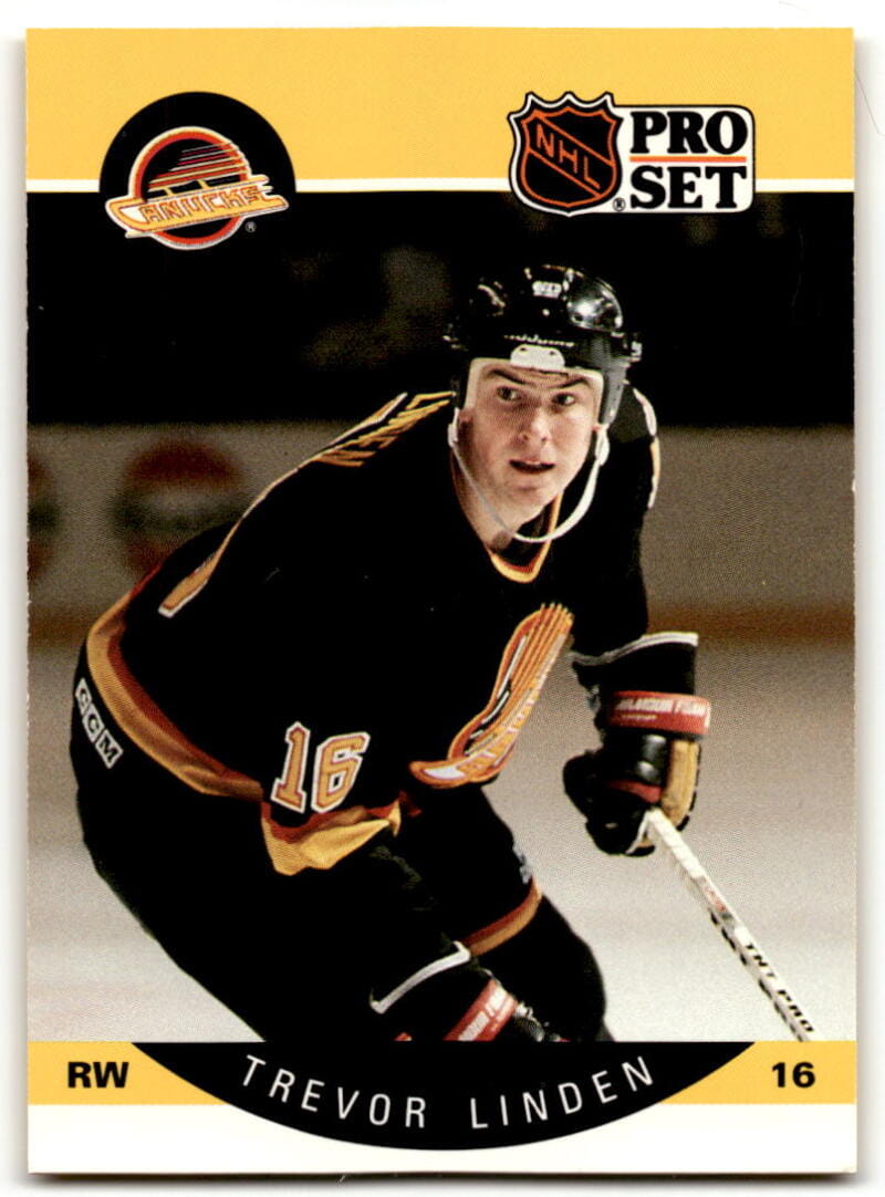 1990-91 Pro Set #299 Trevor Linden NM Near Mint 