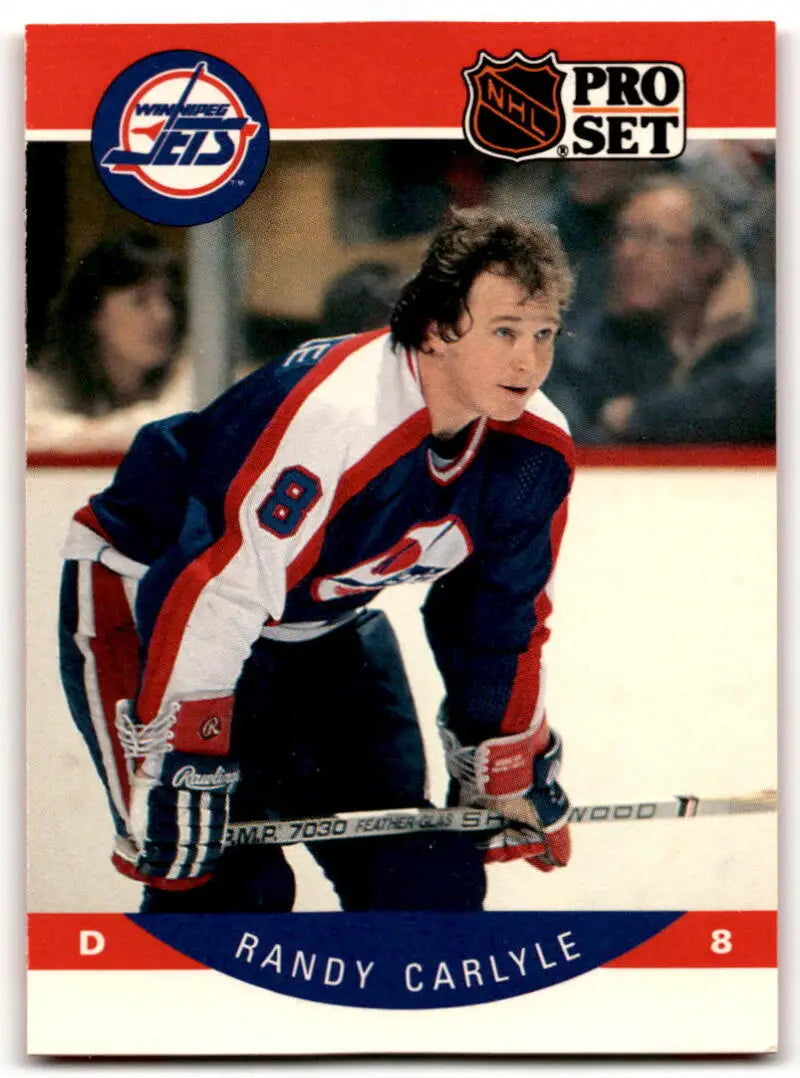 1990-91 Pro Set #325 Randy Carlyle NM Near Mint 