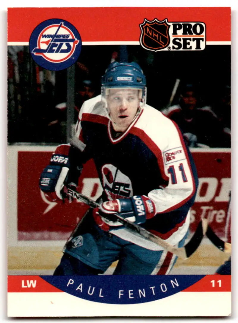 1990-91 Pro Set #329 Paul Fenton EX/NM 