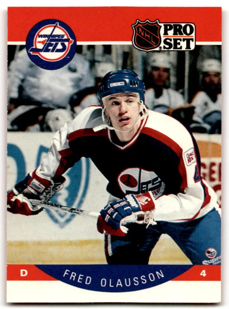1990-91 #335A Fredrik Olausson ERR EX/NM 
