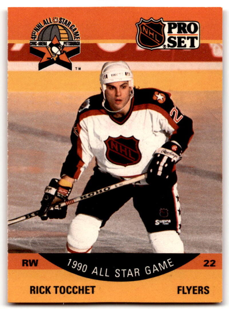 1990-91 Pro Set #374 Rick Tocchet AS NM Near Mint 