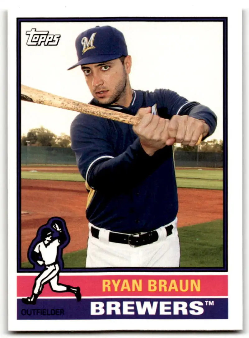 2015 Topps Archives #118 Ryan Braun (1976 Topps) NM-MT