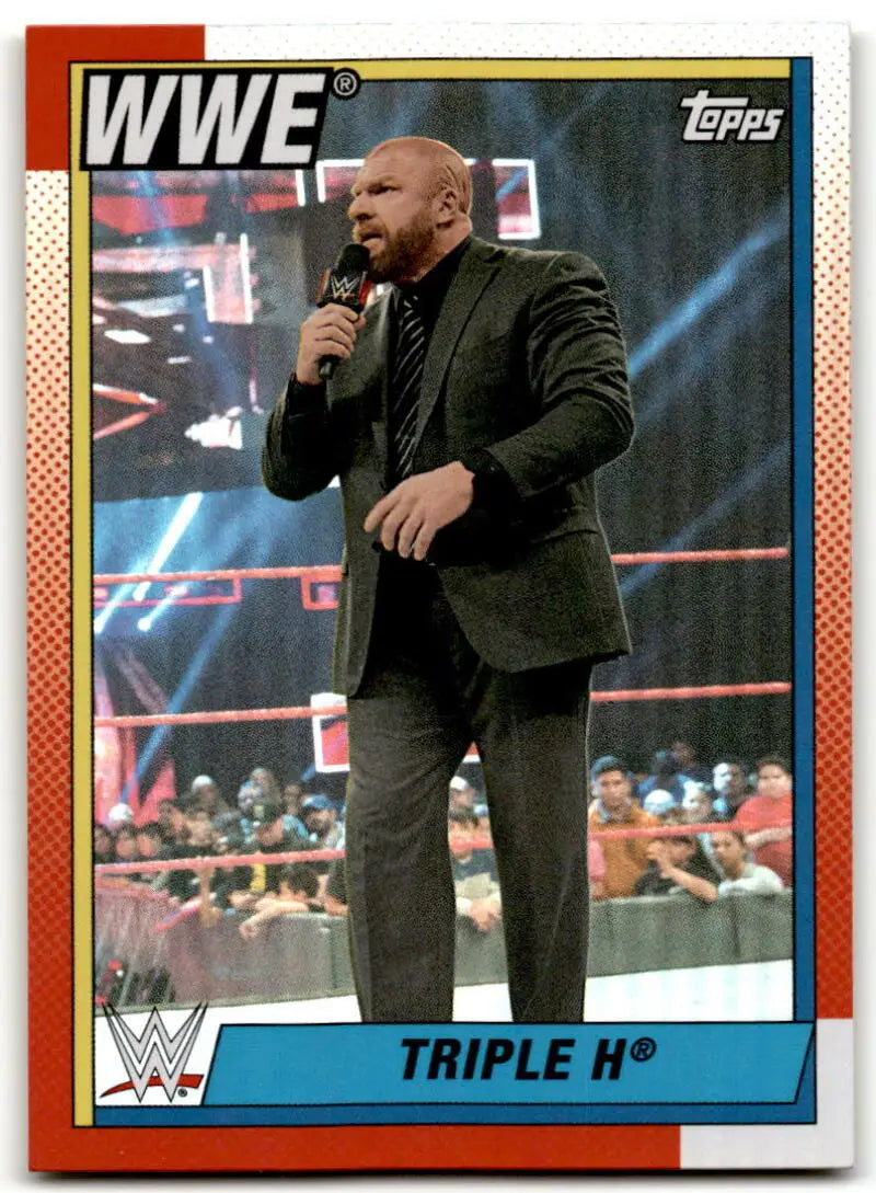 2021 Topps Heritage Rainbow Foil #100 Triple H NM-MT RC Rookie