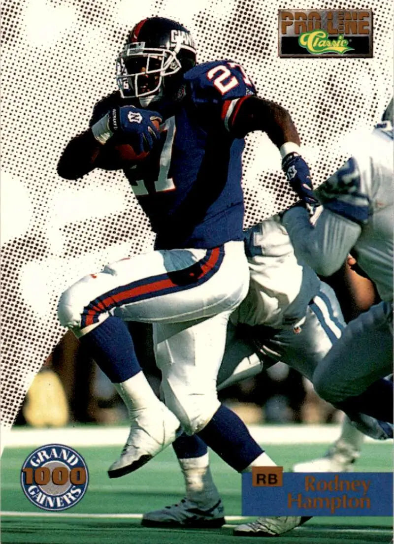 1995 Pro Line #G-23 Rodney Hampton Grand Gainers  