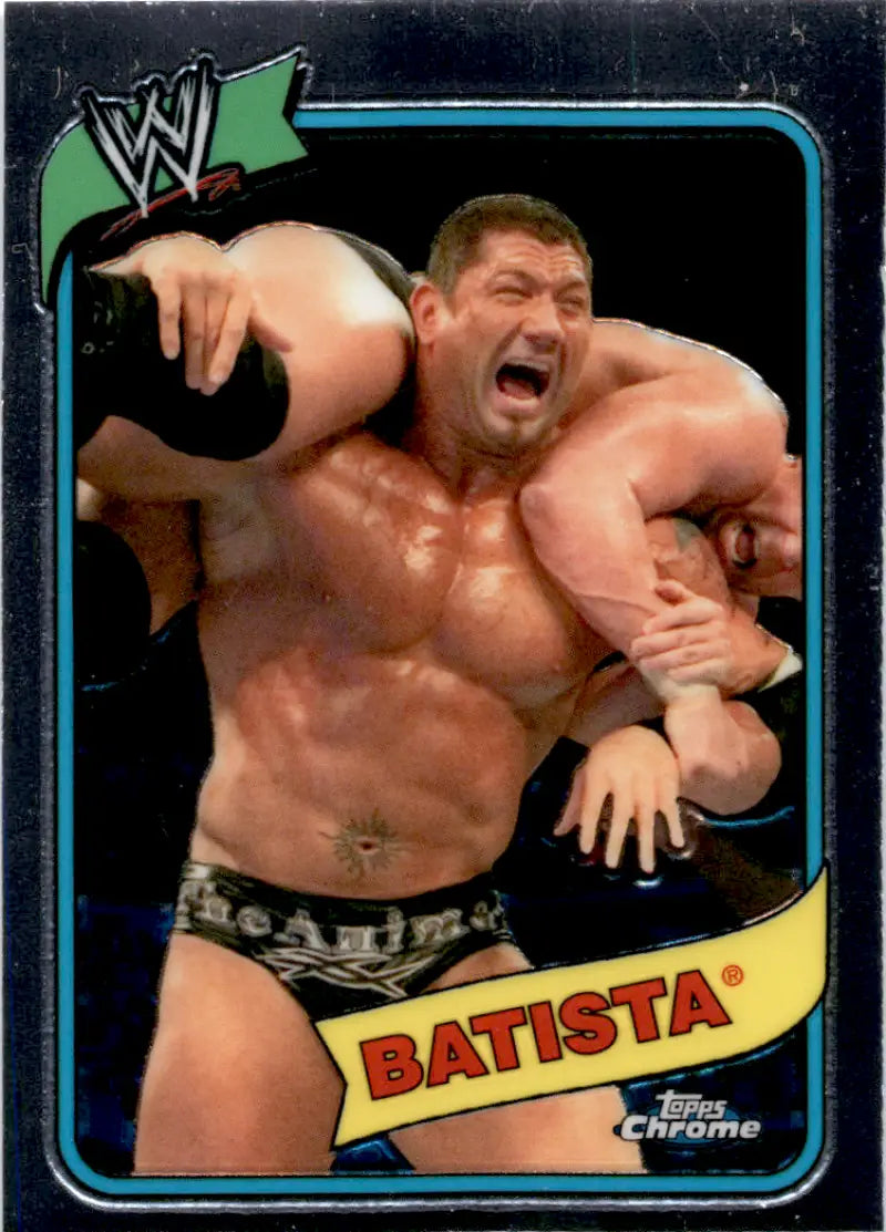 2008 Topps WWE Heritage Chrome III #2 Batista NM-MT