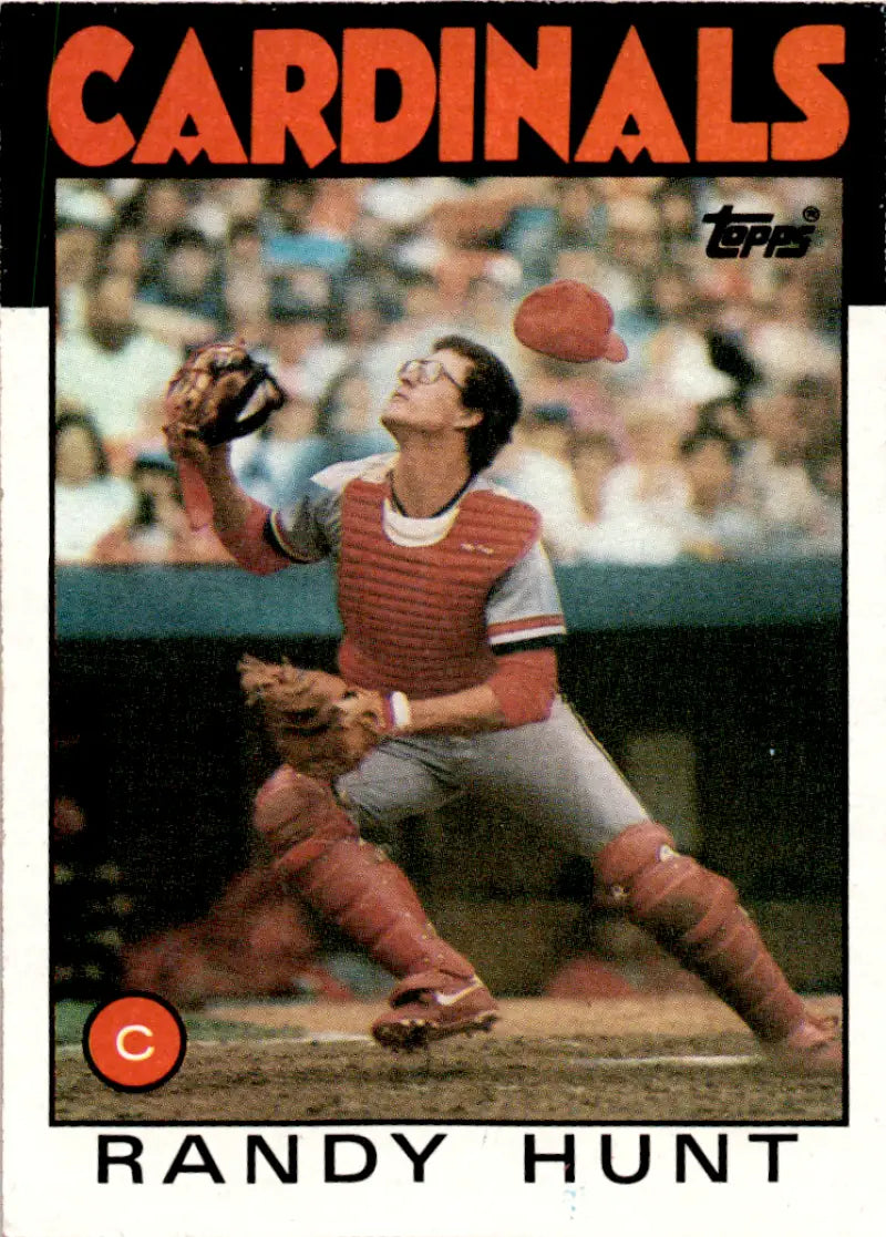 1986 Topps #218 Randy Hunt EX/NM RC Rookie 