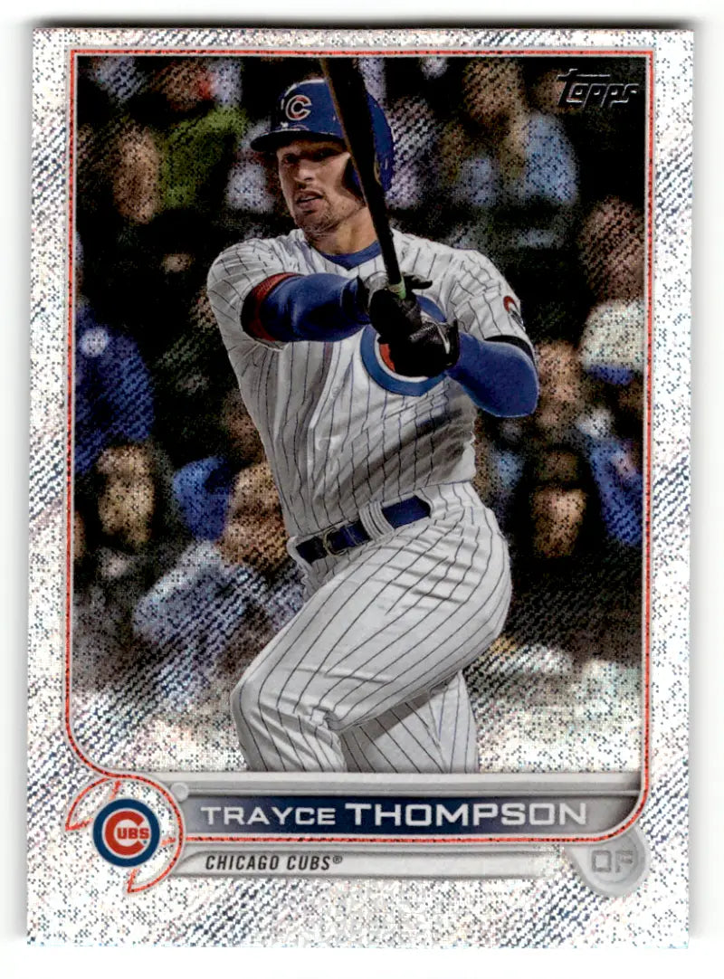 2022 Topps Factory Sets Retail Foilboard #574 Trayce Thompson Walmart Exclusive 528/875 NM-MT