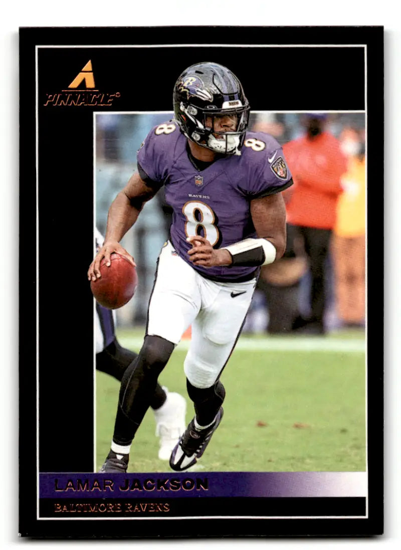 2021 Panini Chronicles Pinnacle #8 Lamar Jackson NM Near Mint