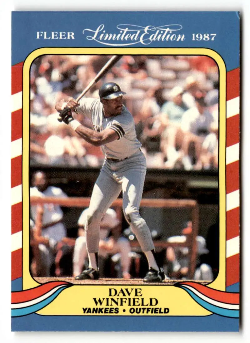 1987 Fleer Limited Edition #42 Dave Winfield EX/NM