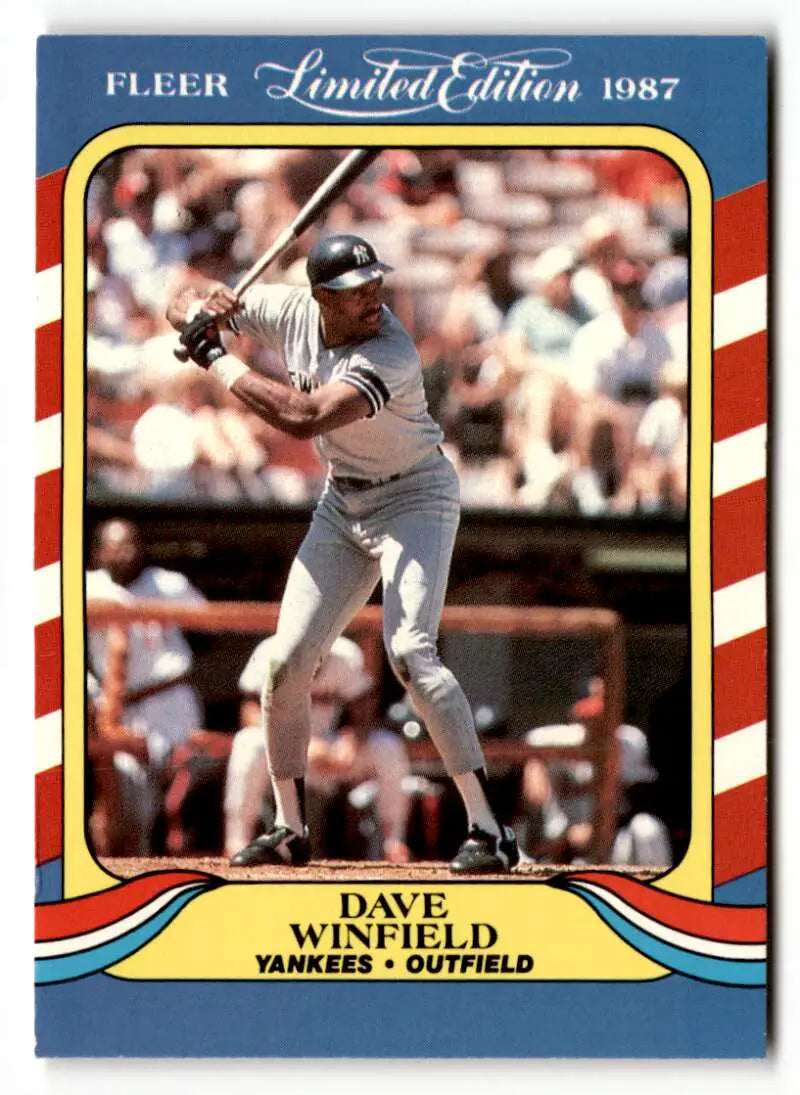 1987 Fleer Limited Edition #42 Dave Winfield NM 