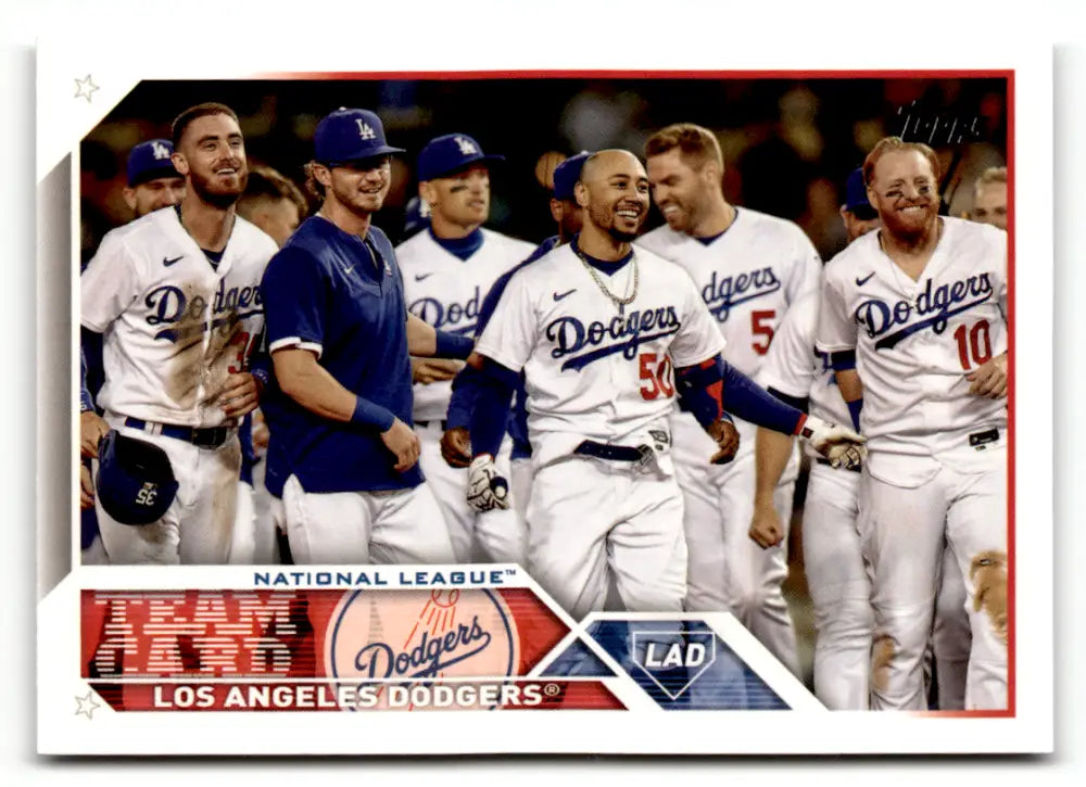 2023 Topps #219 Los Angeles Dodgers NM-MT