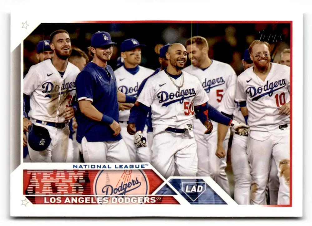 2023 Topps #219 Los Angeles Dodgers NM-MT