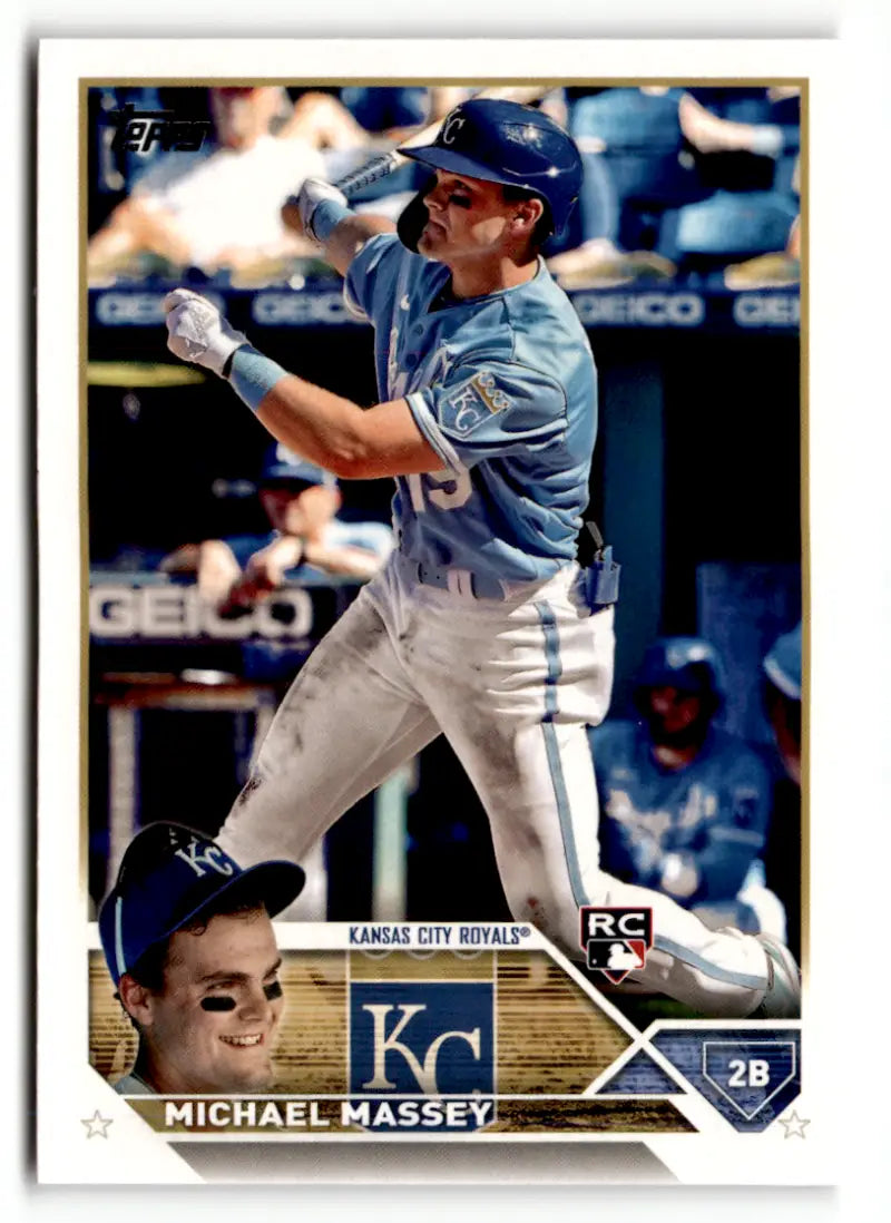 2023 Topps #167 Michael Massey NM Near Mint RC Rookie
