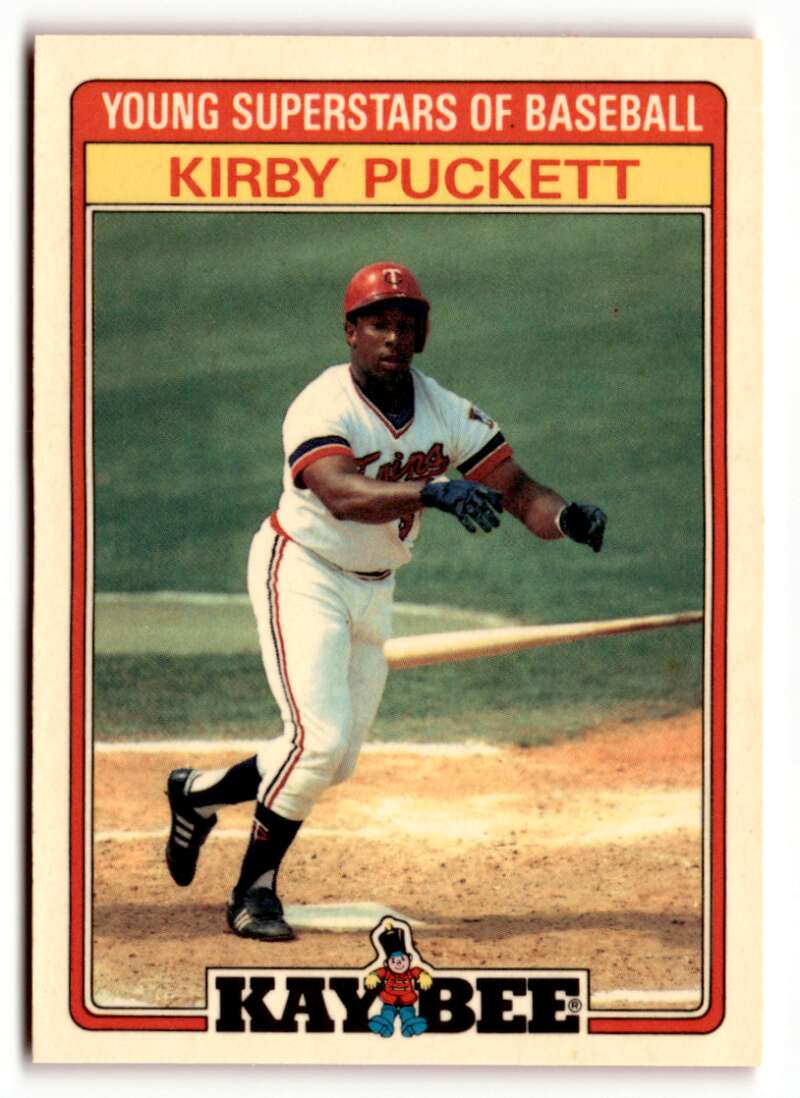 1986 Topps Kay-Bee Young Superstars of Baseball #25 Kirby Puckett NrMt-Mt 