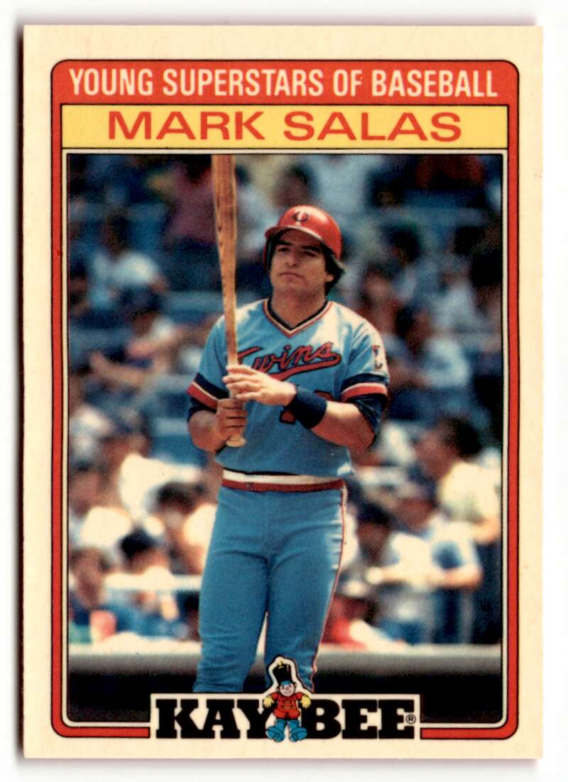 1986 Topps Kay-Bee Young Superstars of Baseball #28 Mark Salas NrMt-Mt 