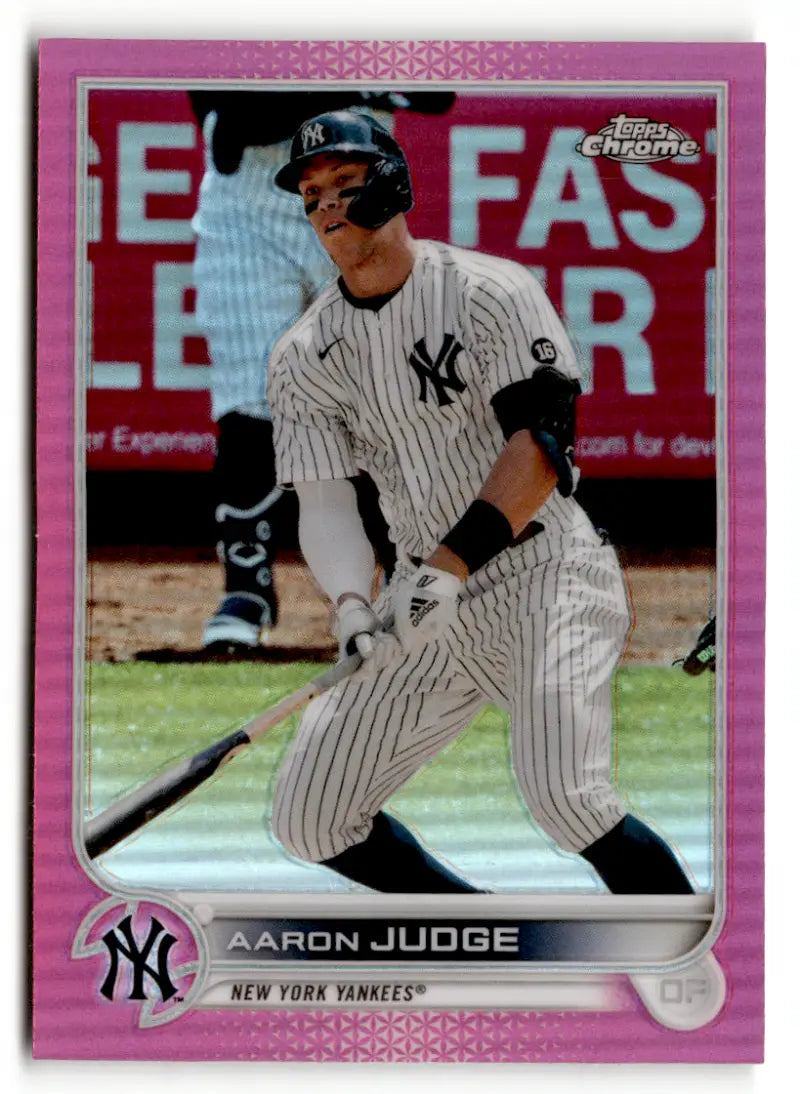 2022 Topps Chrome Refractor Pink #99 Aaron Judge NM-MT