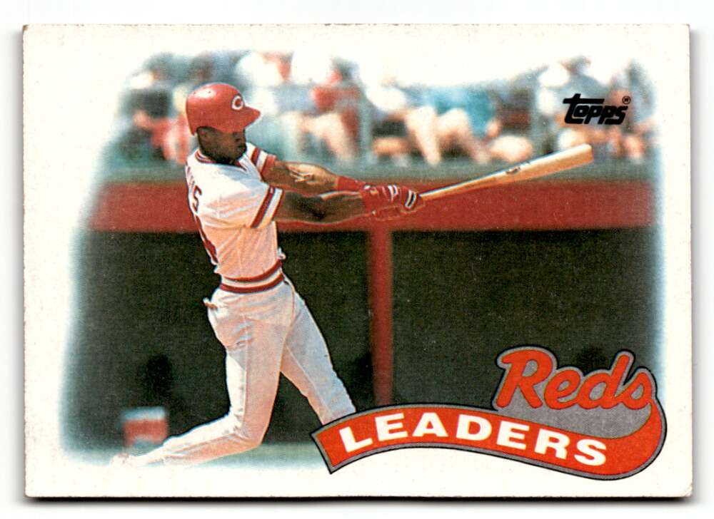 1989 Topps #111 Reds Leaders TL    Cincinnati Reds Baseball Cards 