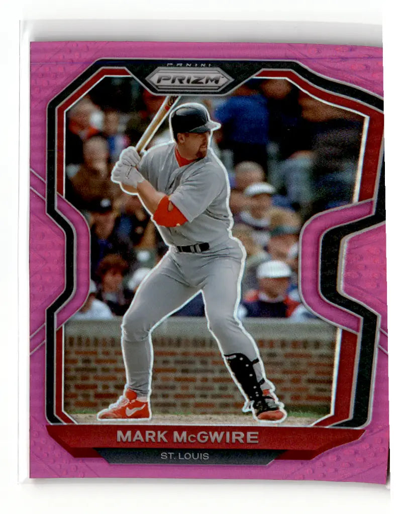 2021 Panini Prizm Pink Prizm #58 Mark McGwire NM-MT