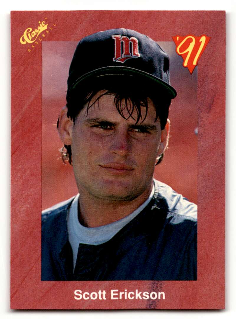 1991 Classic II #T16 Scott Erickson    Minnesota Twins Baseball Cards 