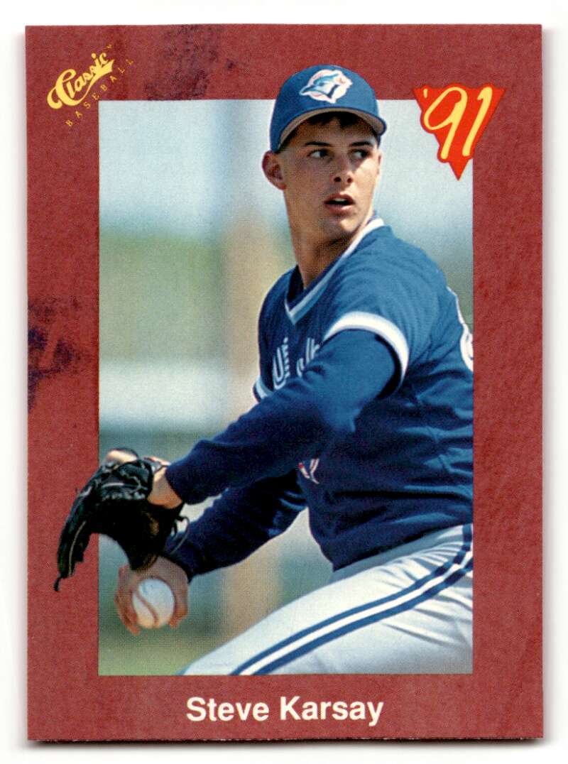 1991 Classic II #T60 Steve Karsay    Toronto Blue Jays Baseball Cards 