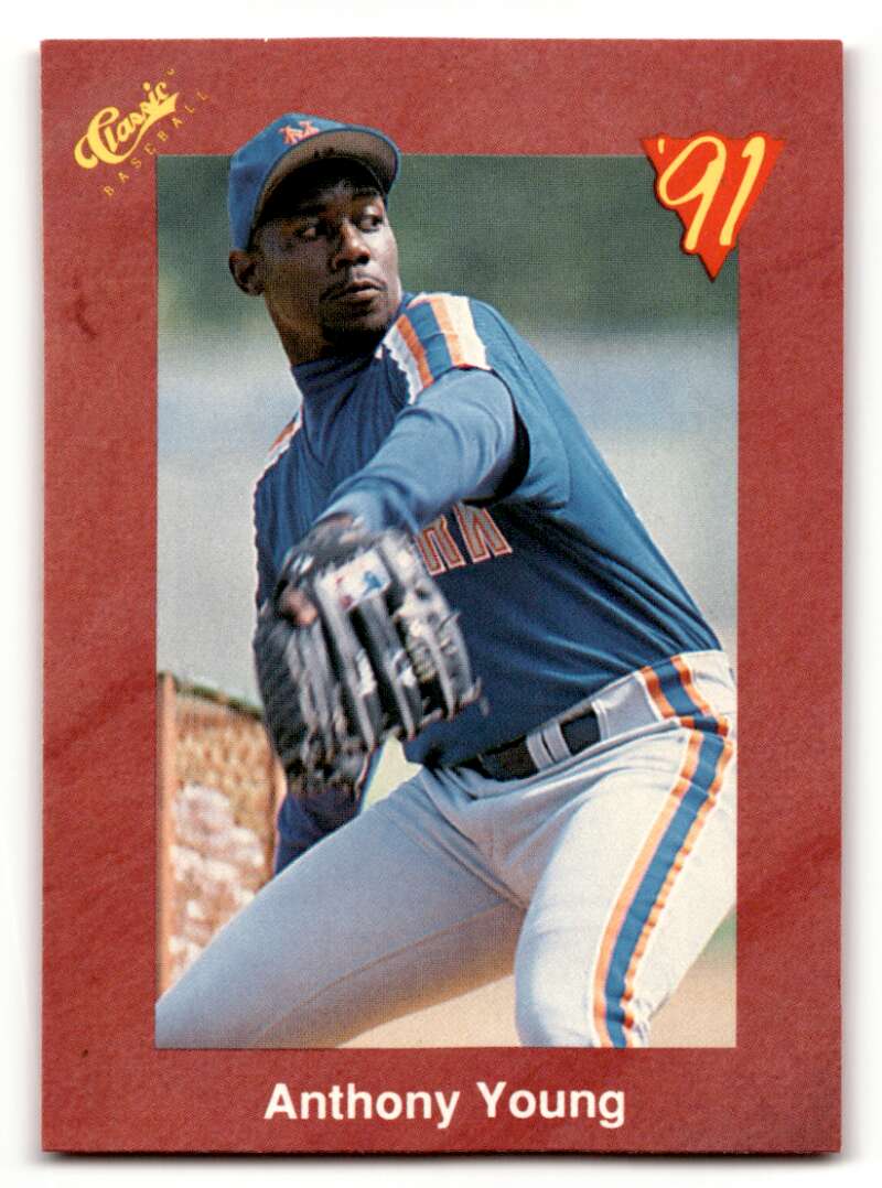 1991 Classic II #T56 Anthony Young    New York Mets Baseball Cards 