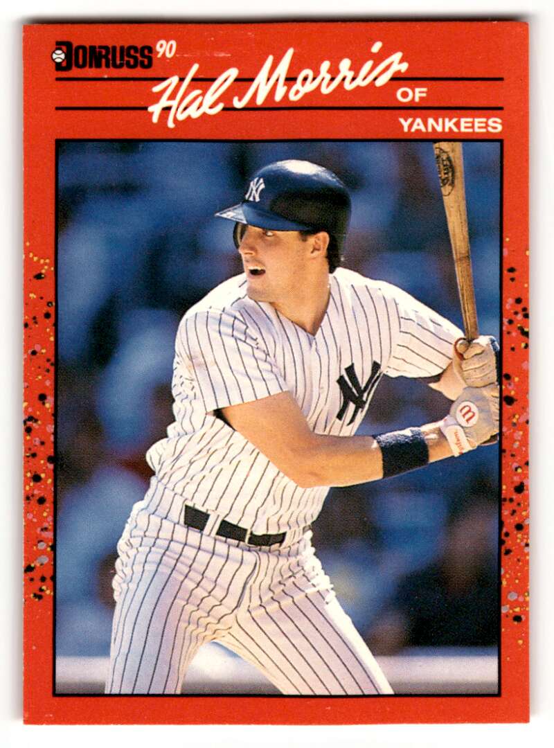 1990 Donruss #514 Hal Morris    New York Yankees Baseball Cards 