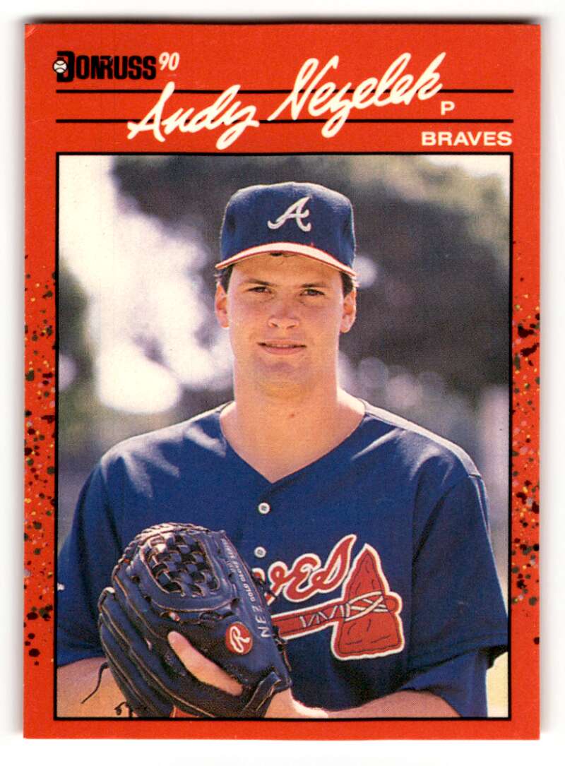 1990 Donruss #523 Andy Nezelek    Atlanta Braves Baseball Cards 