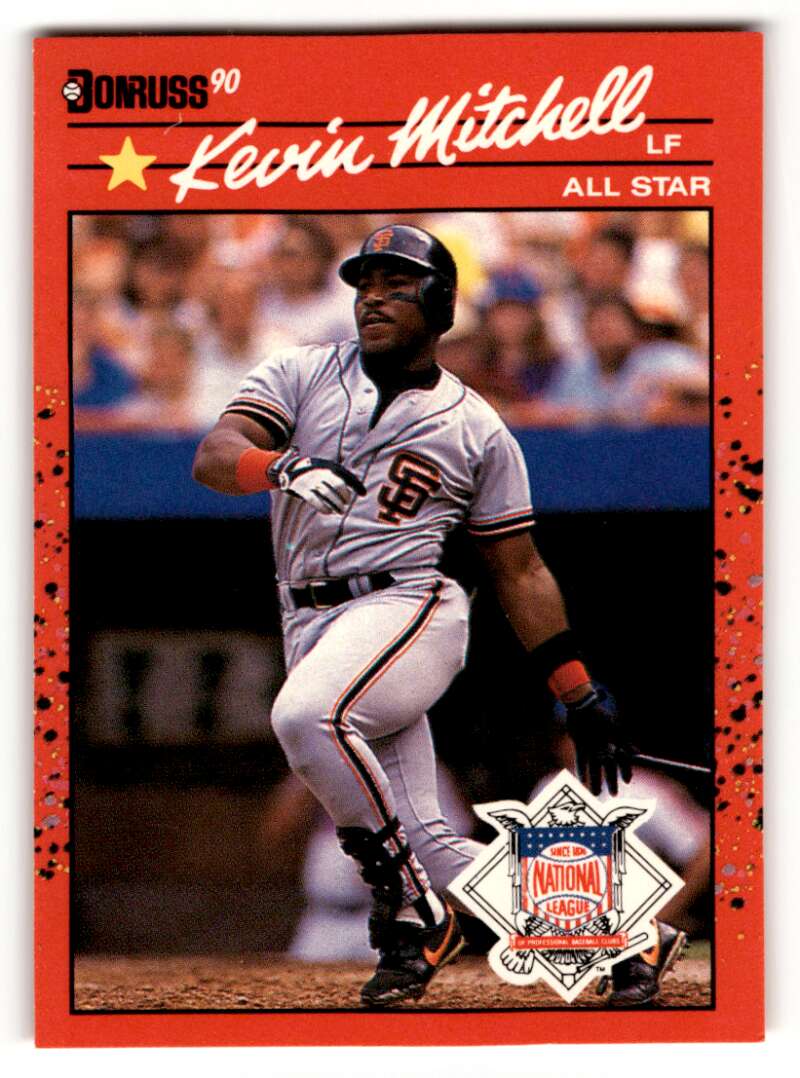 1990 Donruss #715 Kevin Mitchell    San Francisco Giants Baseball Cards 