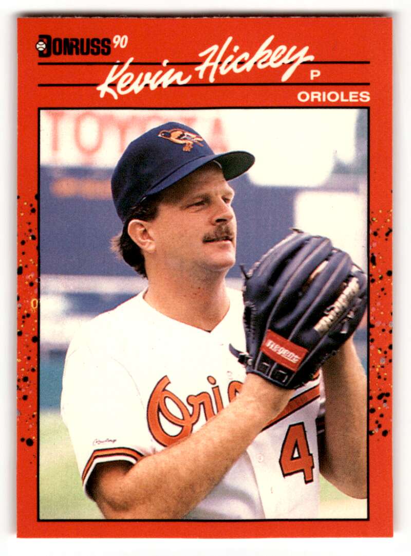 1990 Donruss #583 Kevin Hickey    Baltimore Orioles Baseball Cards 