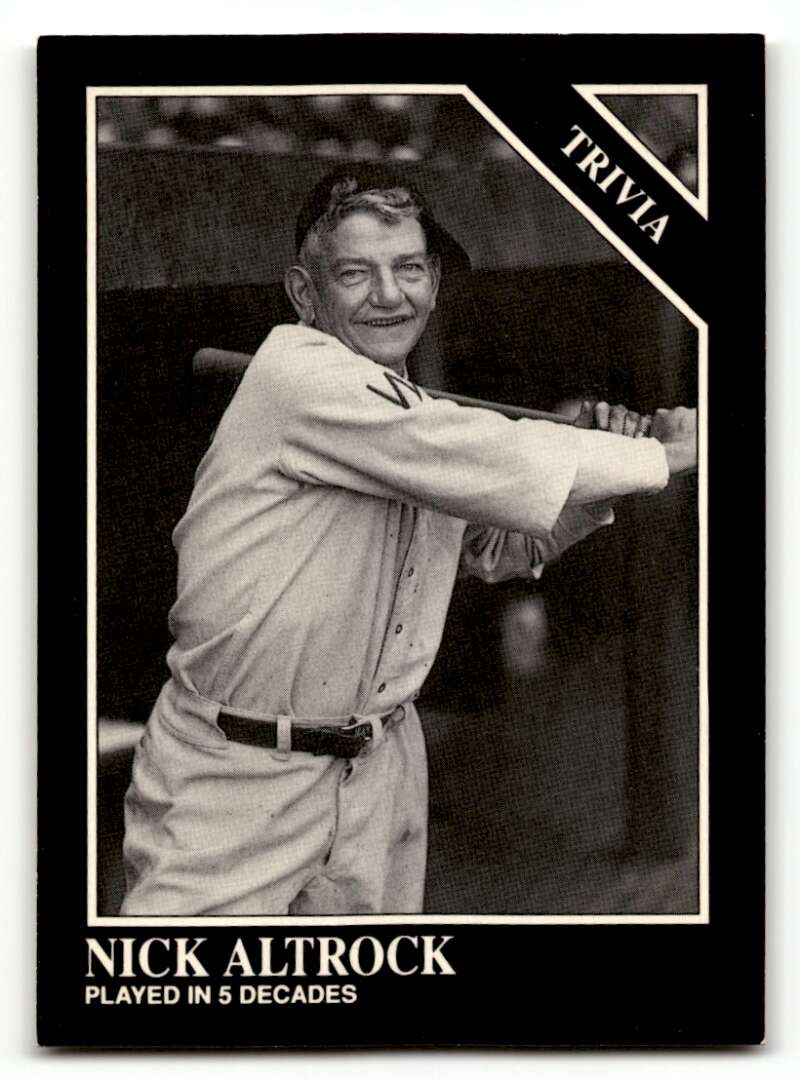 1991 Conlon Collection TSN #226 Nick Altrock    Chicago White Sox Baseball Cards 