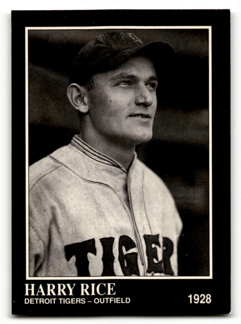 1991 Conlon Collection TSN #216 Harry Rice    Detroit Tigers Baseball Cards 