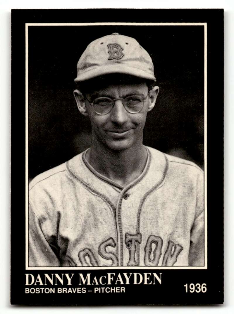 1991 Conlon Collection TSN #215 Danny MacFayden Boston Braves Baseball Cards