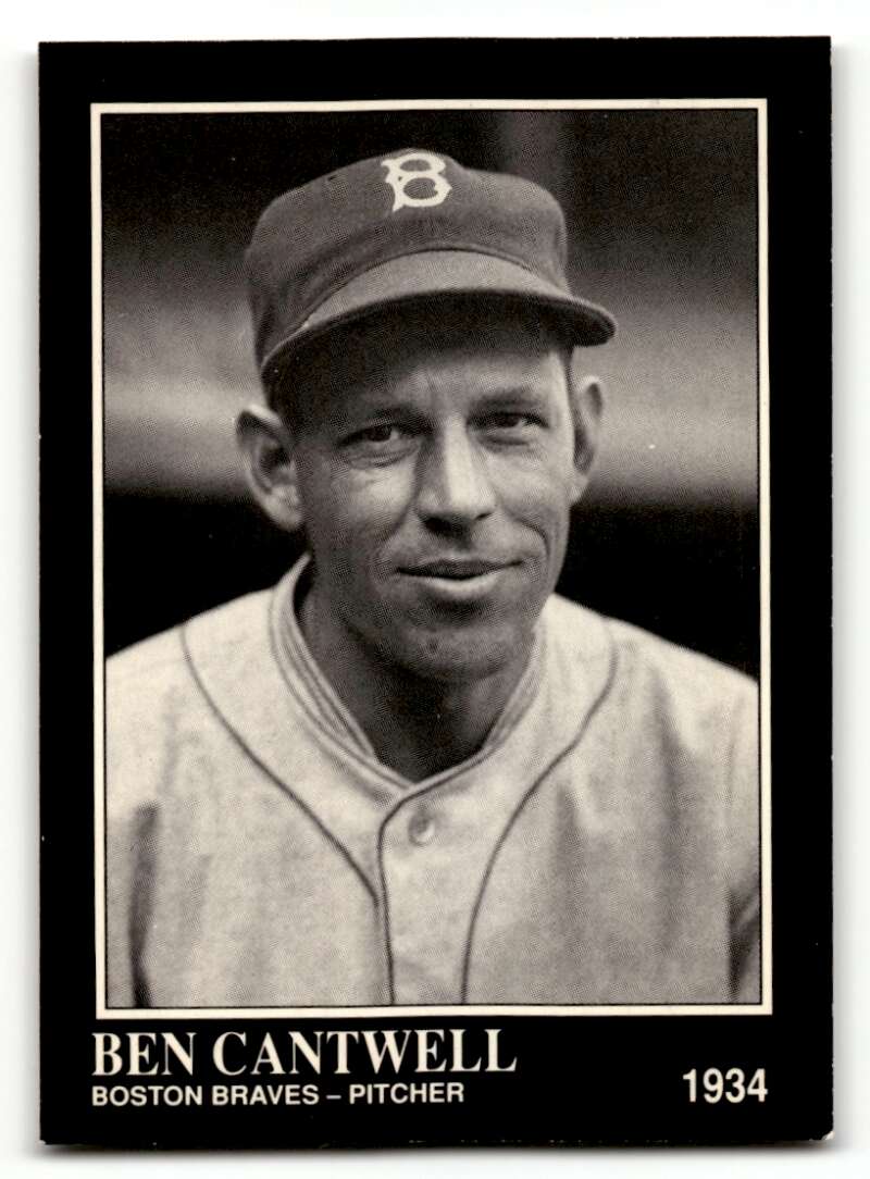 1991 Conlon Collection TSN #211 Ben Cantwell    Boston Braves Baseball Cards 