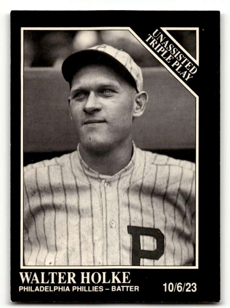 1991 Conlon Collection TSN #207 Walter Holke    Philadelphia Phillies Baseball Cards 