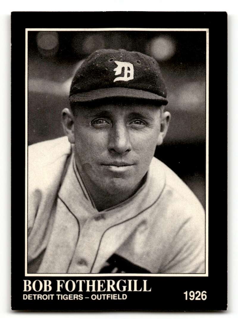 1991 Conlon Collection TSN #72 Bob Fothergill    Detroit Tigers Baseball Cards 