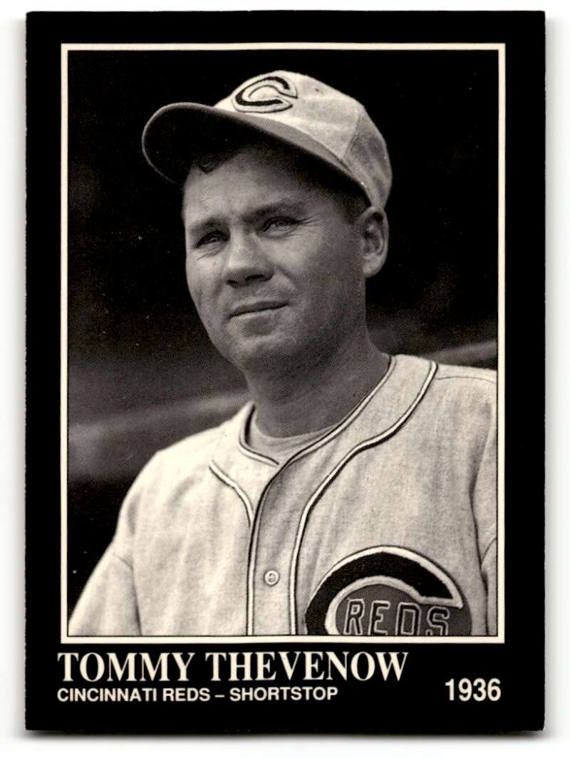 1991 Conlon Collection TSN #69 Tommy Thevenow    Cincinnati Reds Baseball Cards 