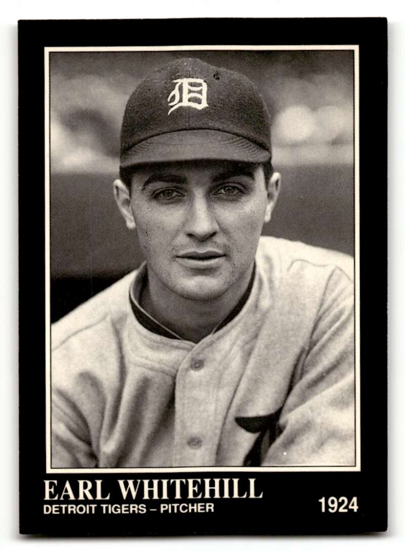 1991 Conlon Collection TSN #127 Earl Whitehill    Detroit Tigers Baseball Cards 