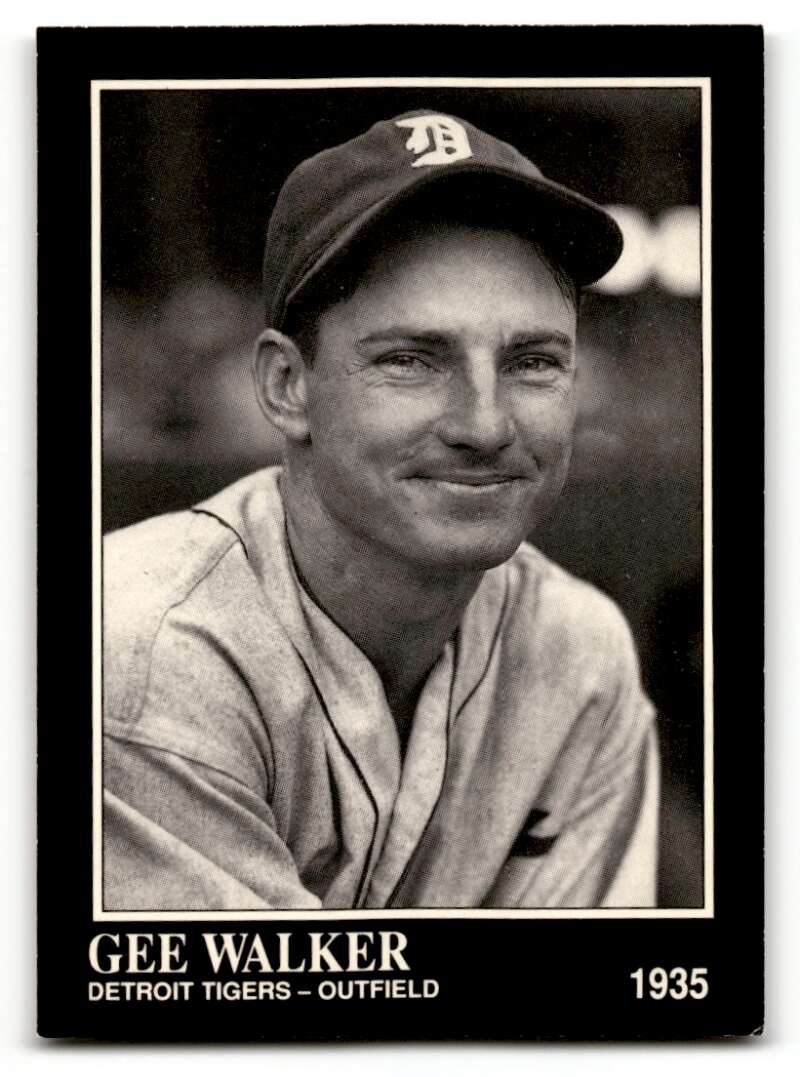 1991 Conlon Collection TSN #87 Gee Walker    Detroit Tigers Baseball Cards 