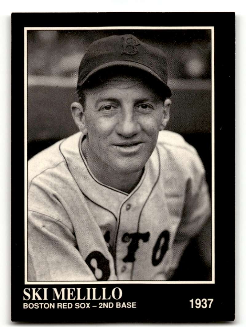 1991 Conlon Collection TSN #81 Ski Melillo    Boston Red Sox Baseball Cards 