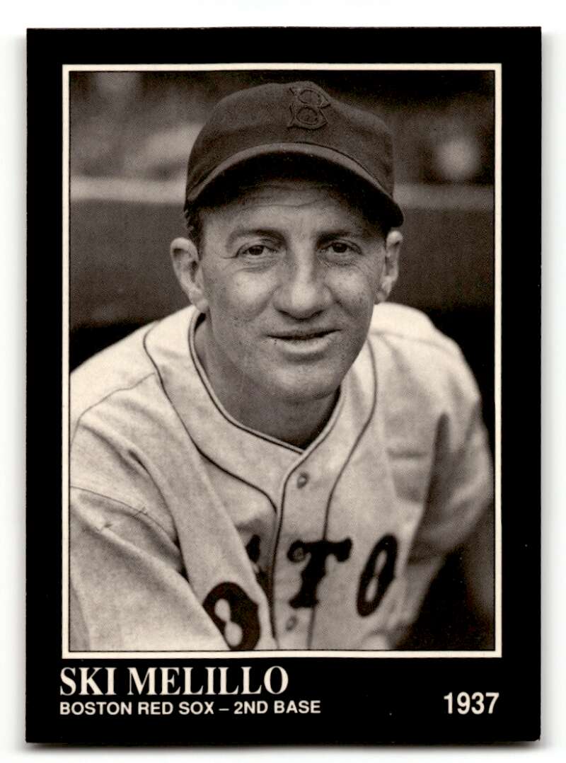 1991 Conlon Collection TSN #81 Ski Melillo    Boston Red Sox Baseball Cards 