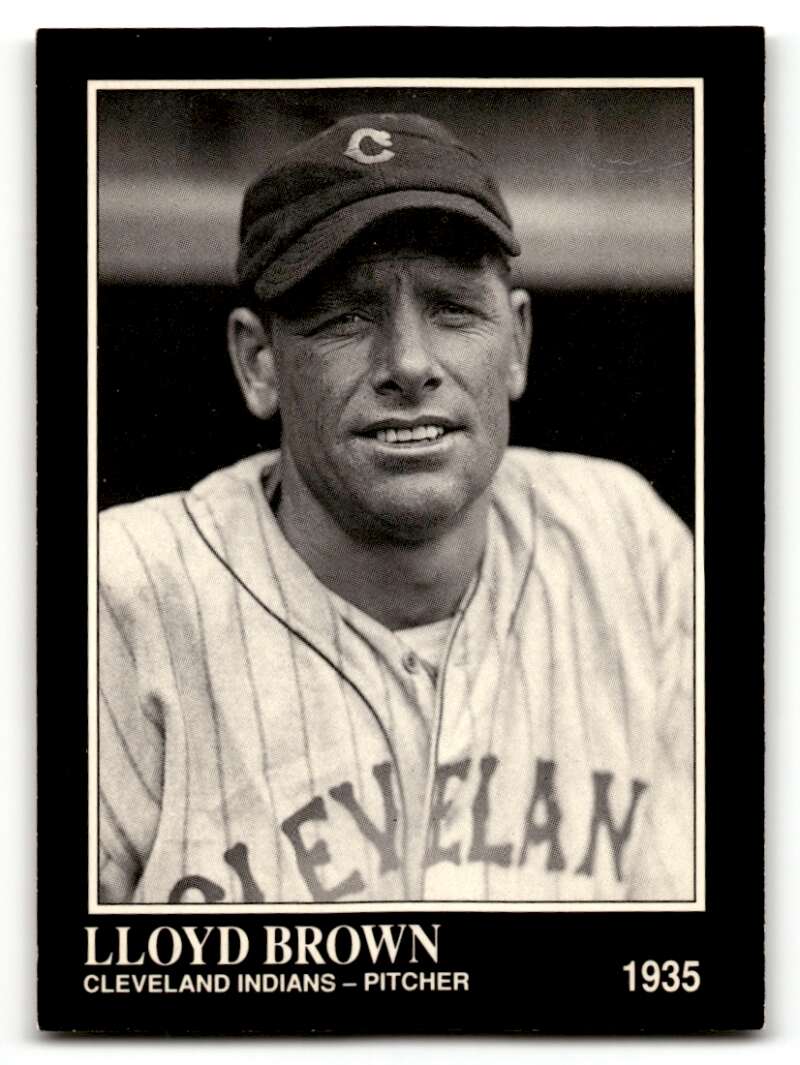 1991 Conlon Collection TSN #181 Lloyd Brown    Cleveland Indians Baseball Cards 