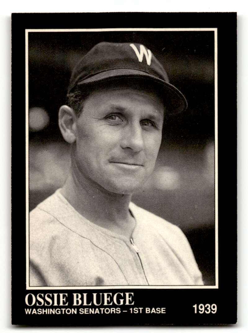 1991 Conlon Collection TSN #295 Ossie Bluege    Washington Senators Baseball Cards 