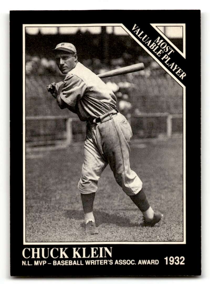 1991 Conlon Collection TSN #300 Chuck Klein    Philadelphia Phillies Baseball Cards 