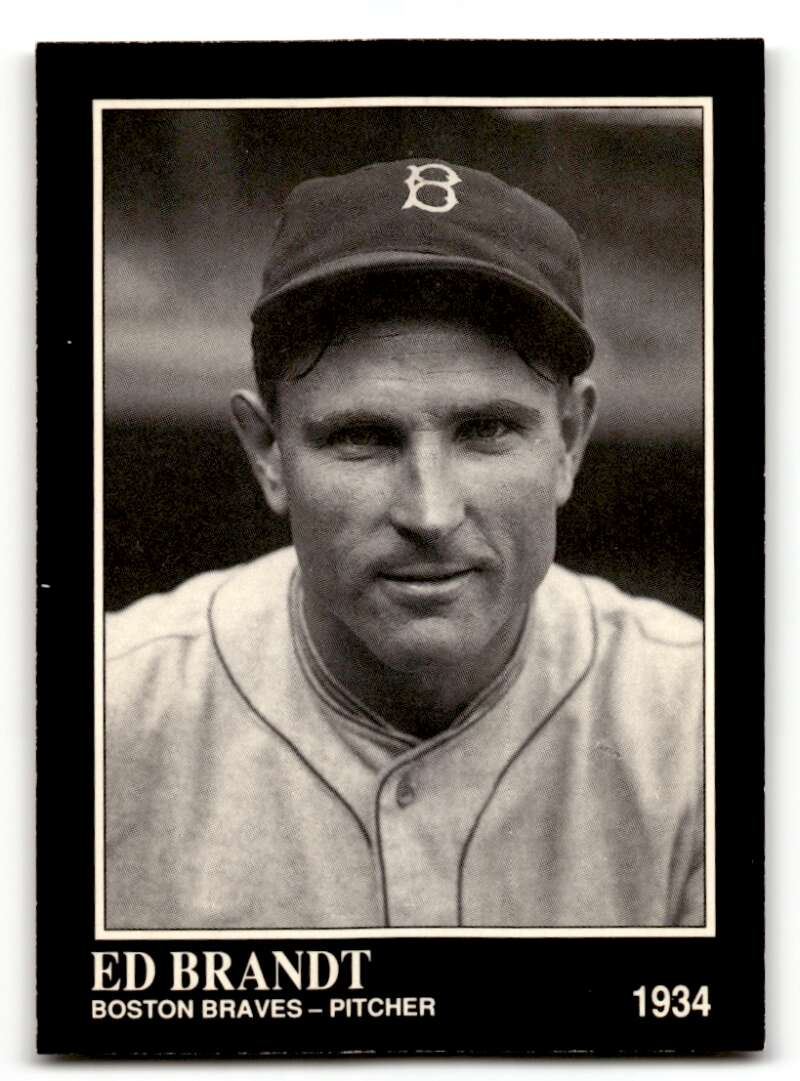 1991 Conlon Collection TSN #298 Ed Brandt    Boston Braves Baseball Cards 