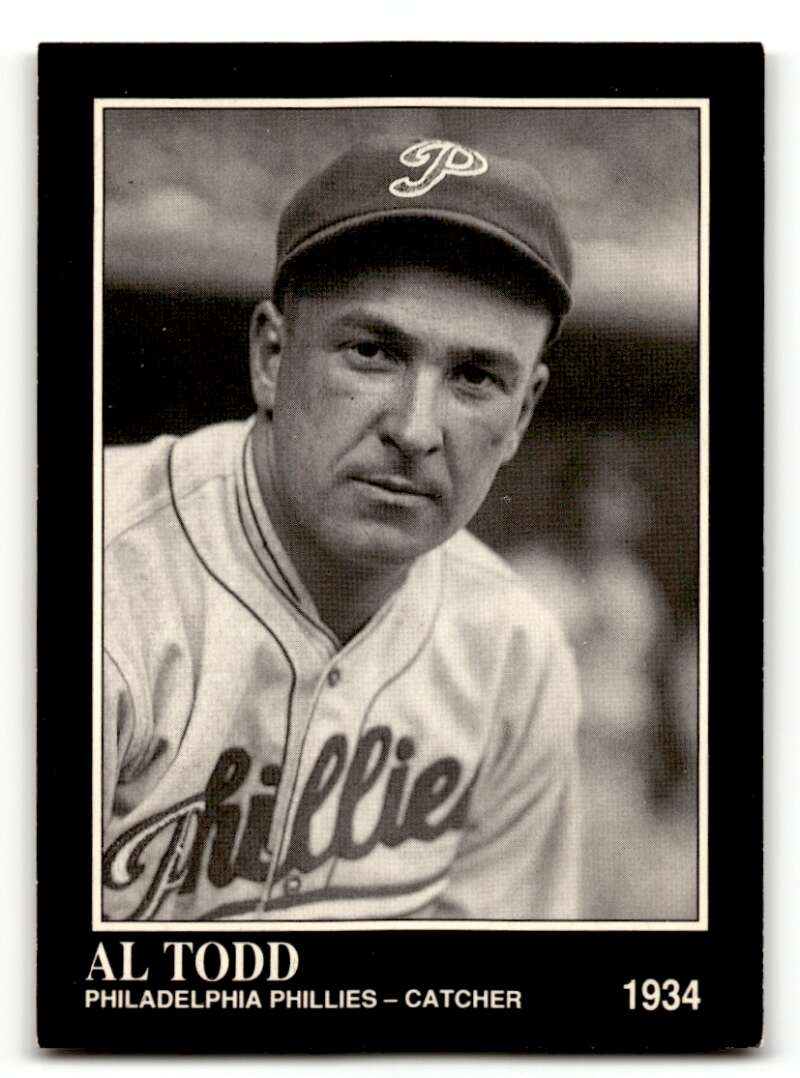 1991 Conlon Collection TSN #239 Al Todd    Philadelphia Phillies Baseball Cards 